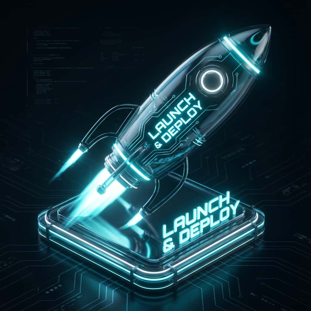 Launch & Deploy Process Icon Launch & Deploy